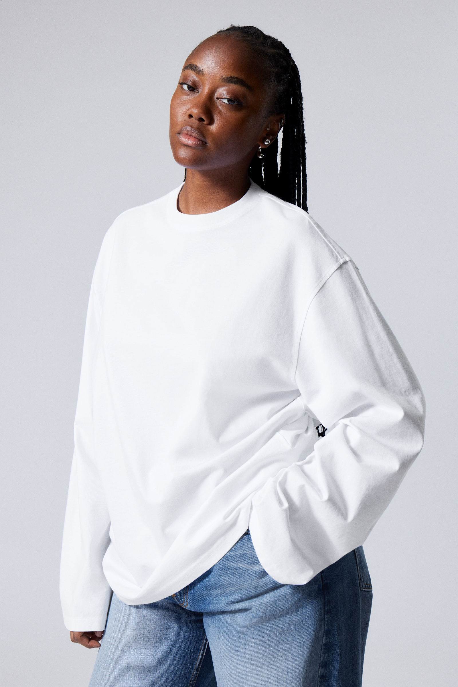 Oversized Long Sleeve T-shirt | Weekday