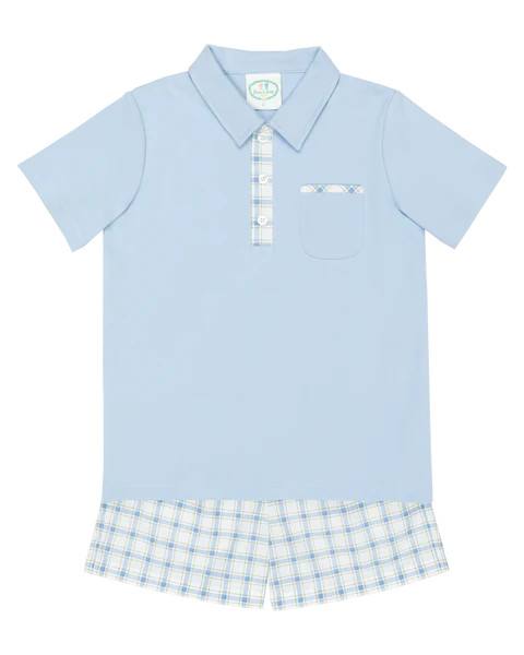 Towns Collared Shirt Set | Grace and James Kids