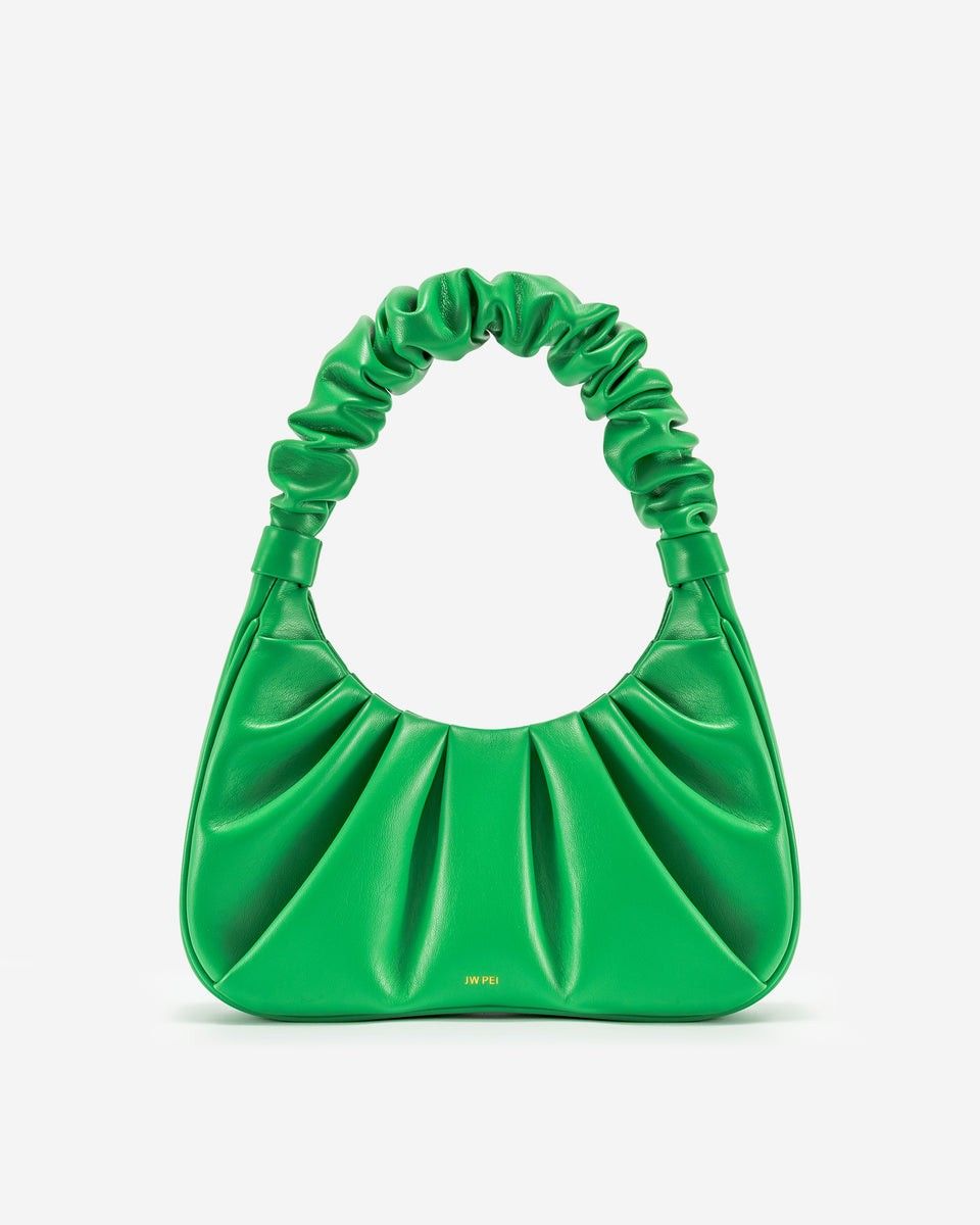 JW PEI Women's Gabbi Ruched Hobo Handbag - Grass Green | JW PEI US