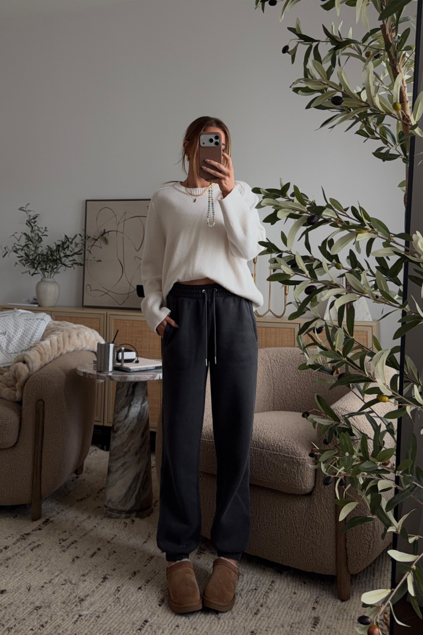 sweater: small // jogger: xs