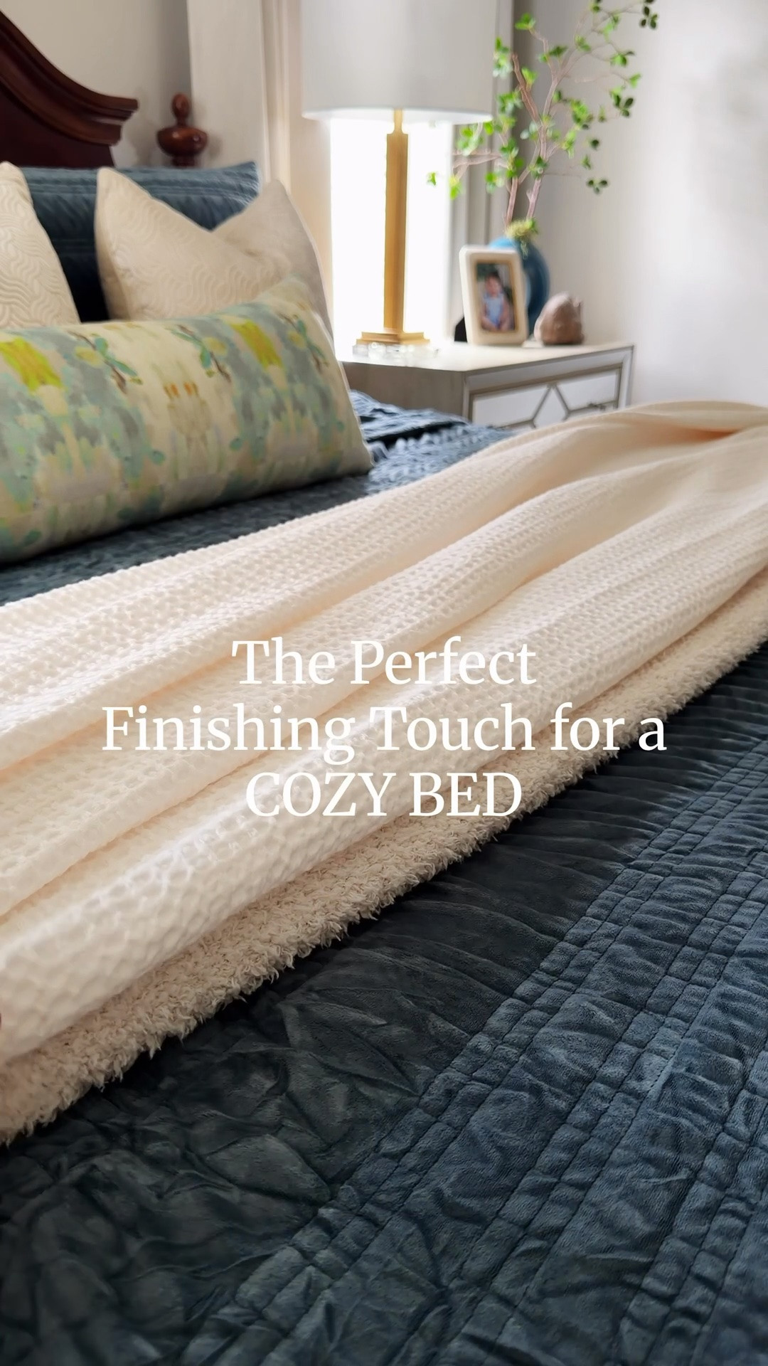 I felt like our bed needed one more cozy layer…and this waffle blanket was exactly what I was looking for. @Target 

I added this Threshold waffle blanket to our primary bedroom bedding and it instantly made the space feel more cozy, layered, and pulled together. 

It’s soft, lightweight, and adds the perfect touch of texture and style without feeling too heavy. 

Such an easy bedroom refresh but it honestly made such a difference. 

One of those little home finds that makes your space feel more finished and inviting ✨

#targethome #threshold #bedroomdecor #cozybedroom #bedding #homedecor #bedroominspo #neutraldecor #cozyhome #targetfinds #primarybedroom #homeinspirati

#LTKvlog #LTKHome #LTKdayinmylife
