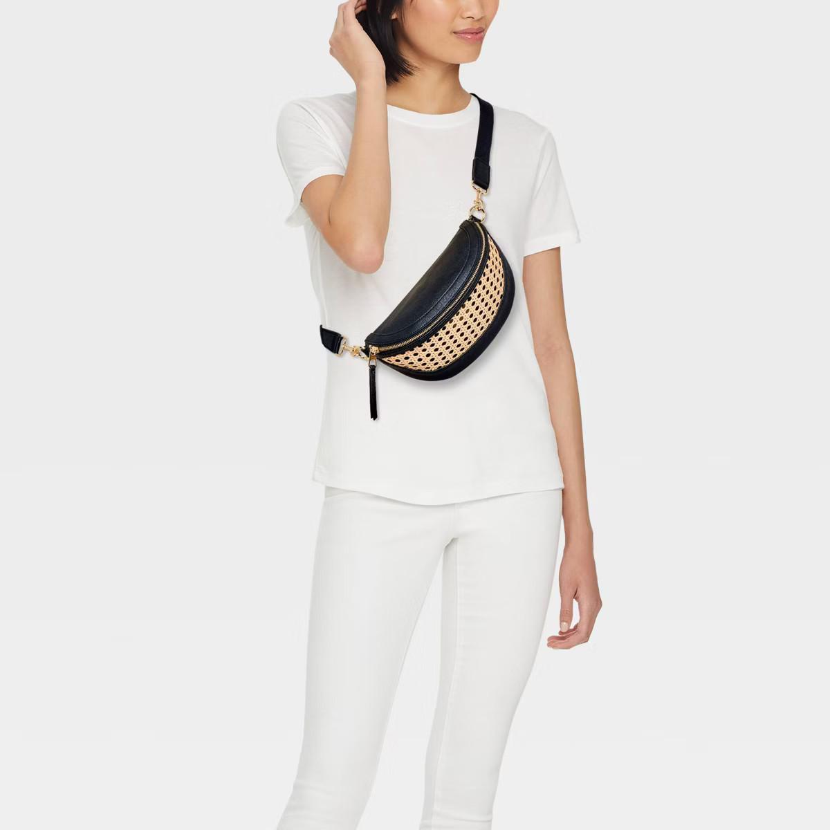 Straw Detail Belt Crossbody Bag - Universal Thread™ | Target