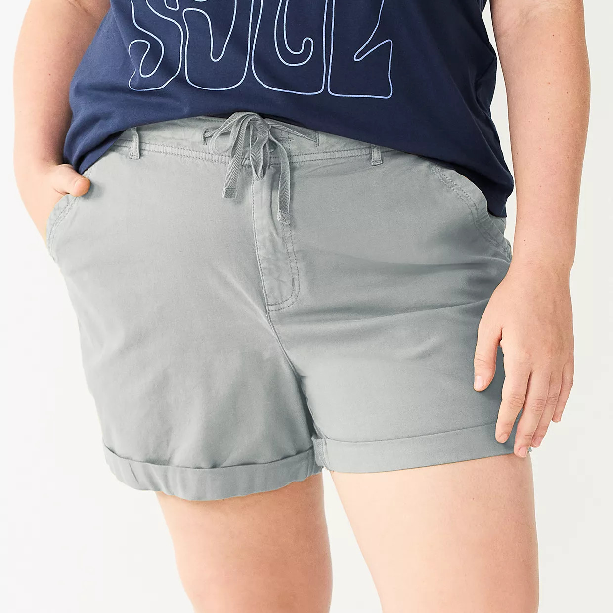 Plus Size Sonoma Goods For Life® Utility Shorts | Kohl's