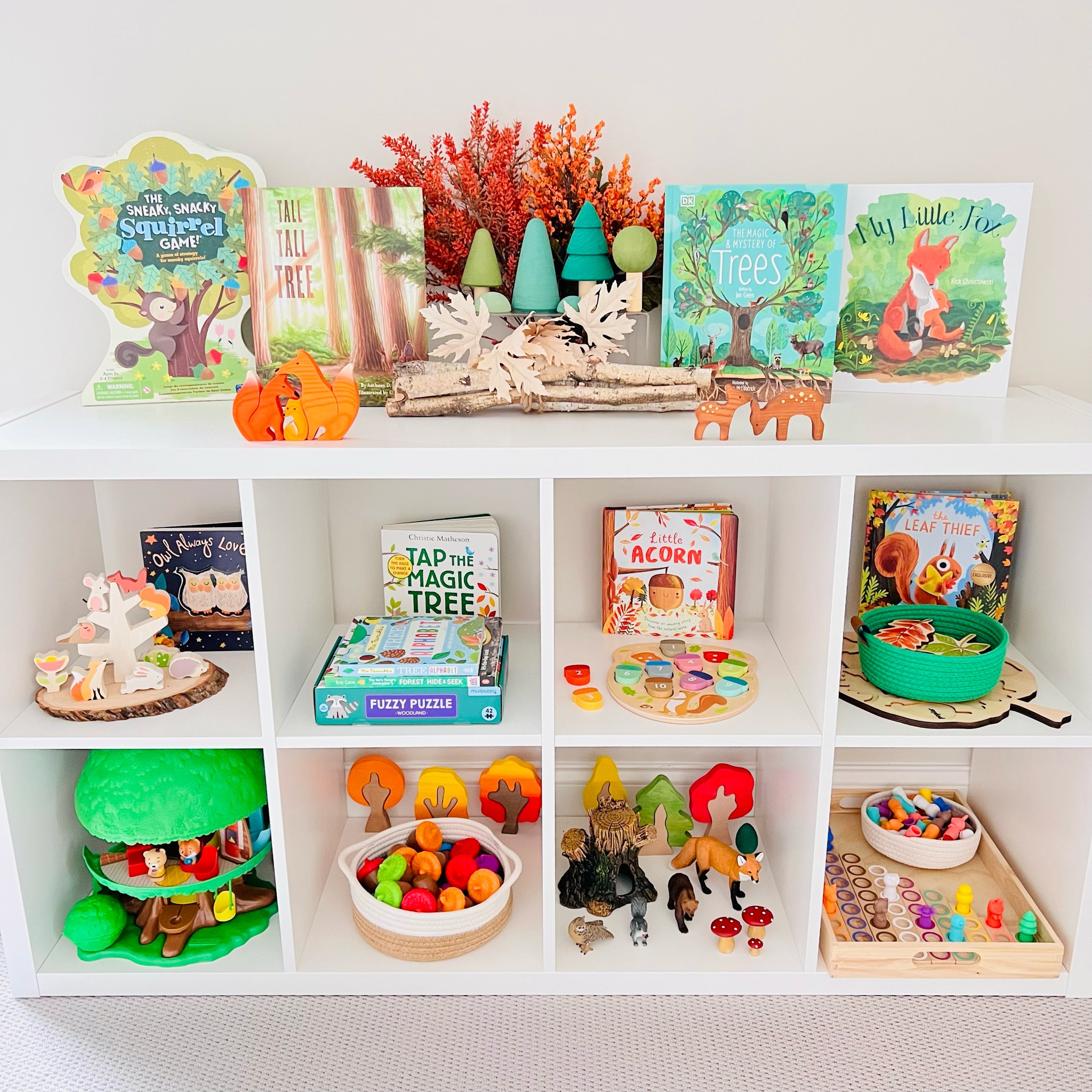 Magical fall forest toy rotation! Top shelf links! 

#LTKfamily #LTKSeasonal #LTKkids