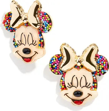 Disney® Birthday Minnie Mouse Statement Stud Earrings | Nordstrom