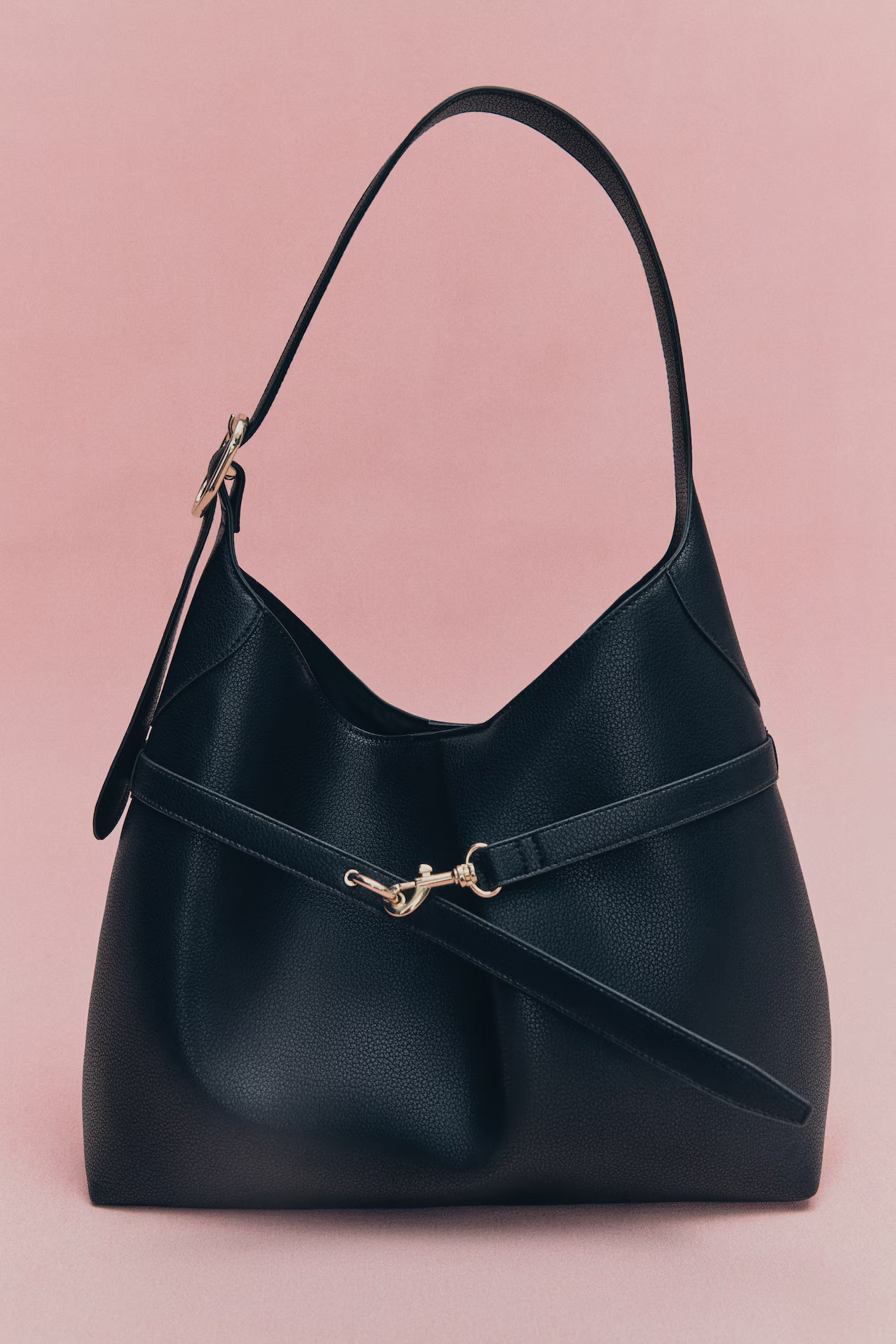 Slouchy Shoulder Bag - Black - Ladies | H&M US | H&M (US + CA)