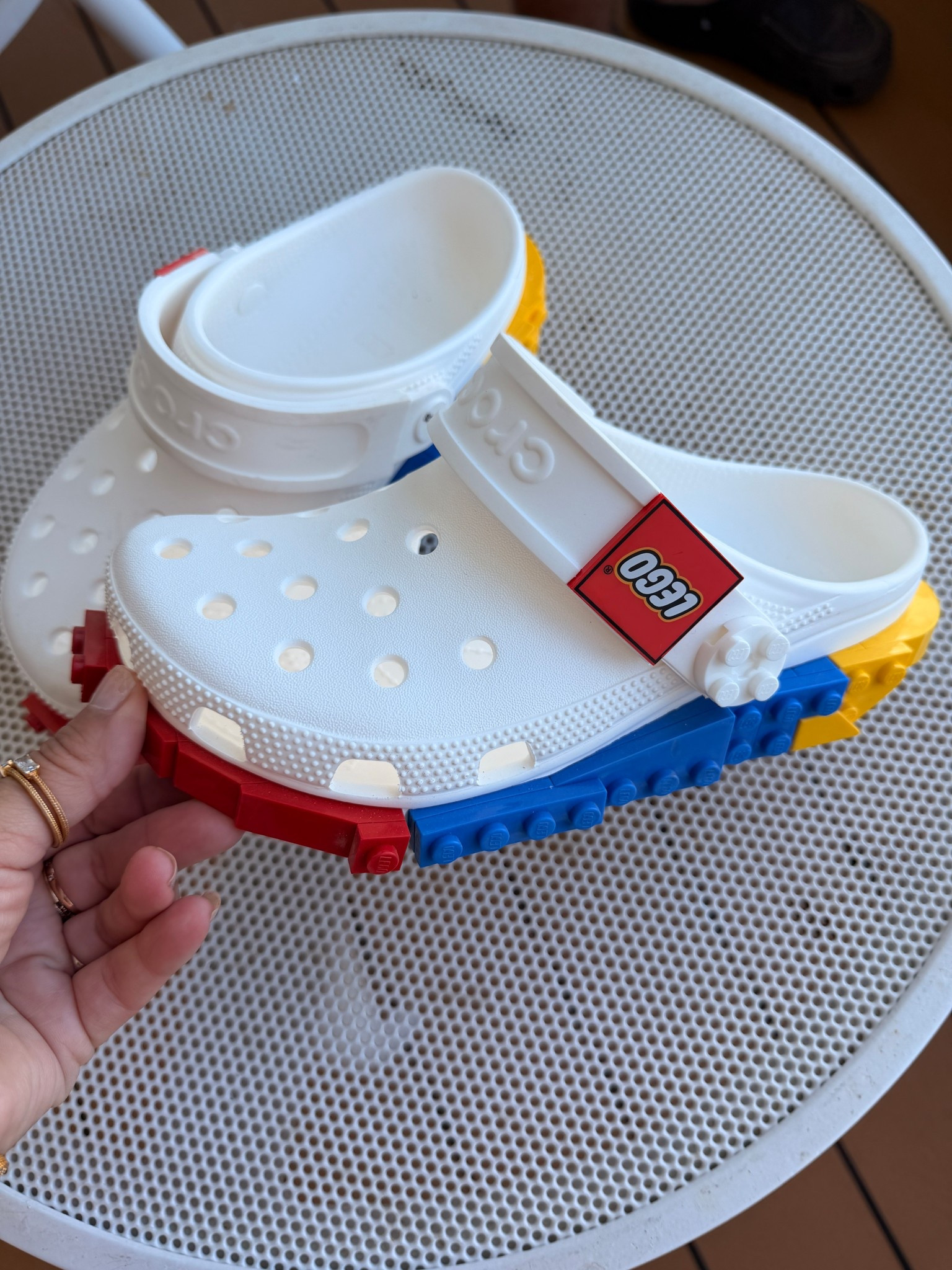 Viral LEGO Crocs just dropped 🤍

These are the cutest kids Crocs with LEGO details — such a fun twist on classic Crocs. Perfect for toddlers and kids who love LEGO and comfy everyday shoes.

Perfect for:
• kids Crocs
• toddler shoes
• boys & girls shoes
• fun kids shoes
• everyday play shoes
• gift ideas for kids

Comfortable, lightweight, and SO cute.

#LTKgrwm #LTKKids