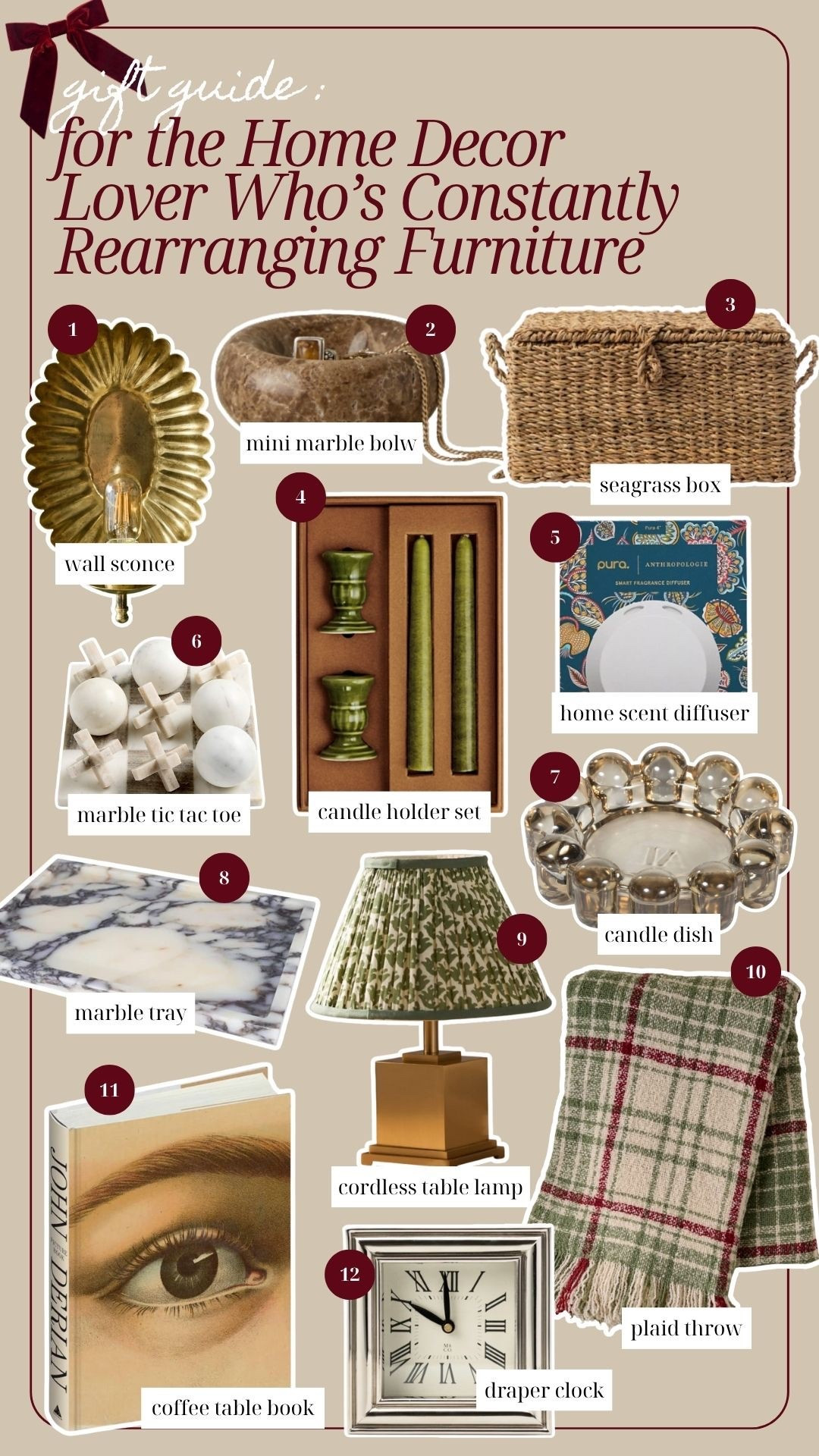 Go to rebeccaandgenevieve.com/gift-guides for more gift ideas for the decor lover 🎁

#LTKHoliday #LTKGiftGuide #LTKFindsUnder50