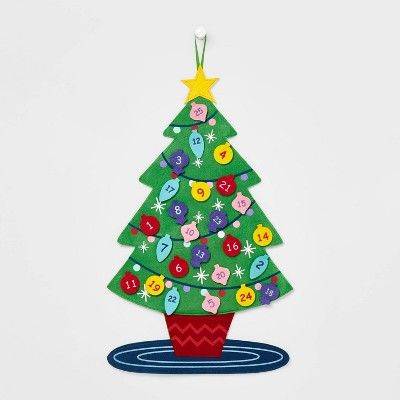 Fabric Christmas Tree Advent Calendar - Wondershop™ | Target