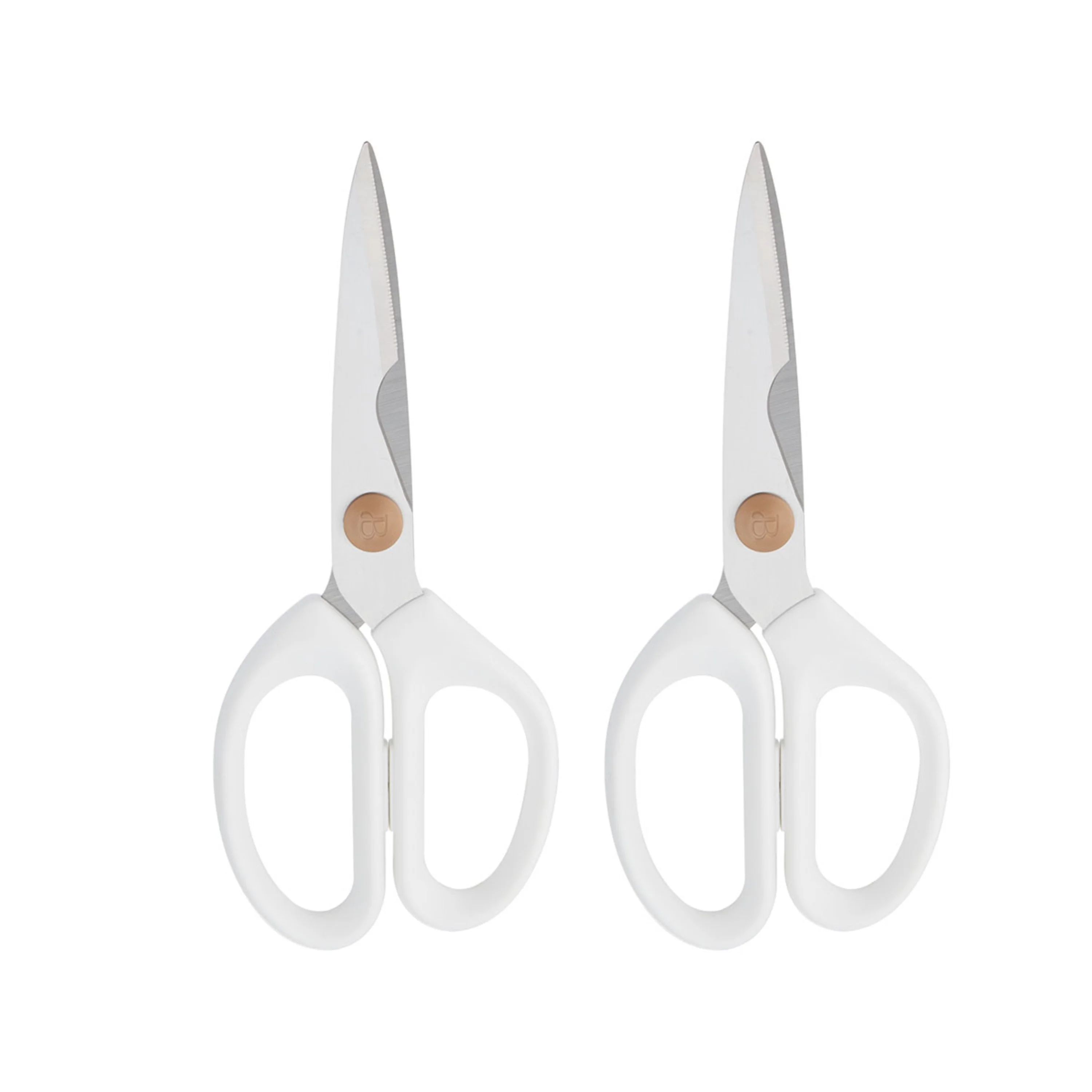 Beautiful 2-piece Take Apart All-Purpose Stainless Steel Shears in White | Walmart (US)