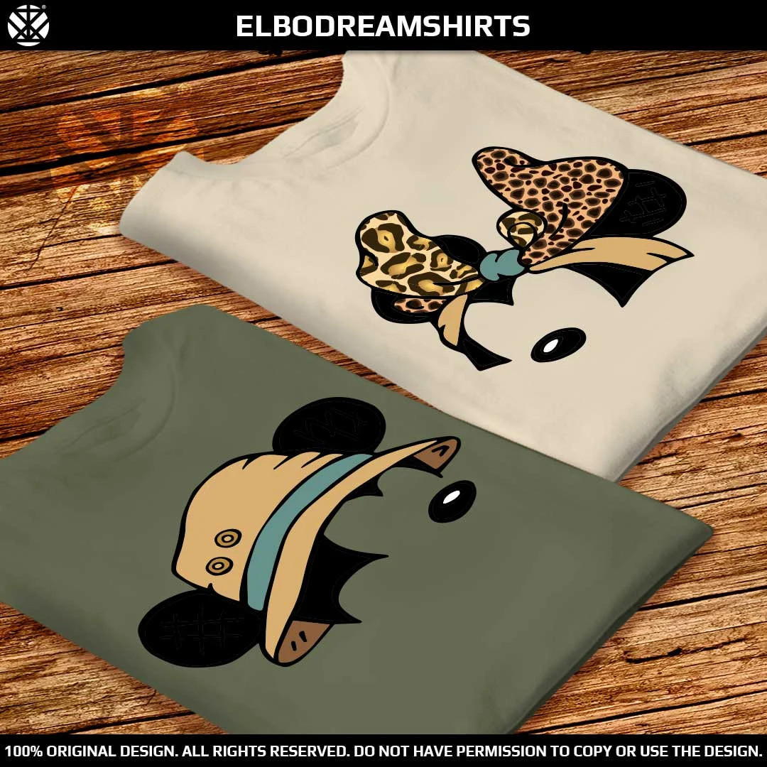 Animal Kingdom Safari Hats Couple Shirts Disney Mickey Minnie Safari Mode Couple Shirt, Disney Sa... | Etsy (US)