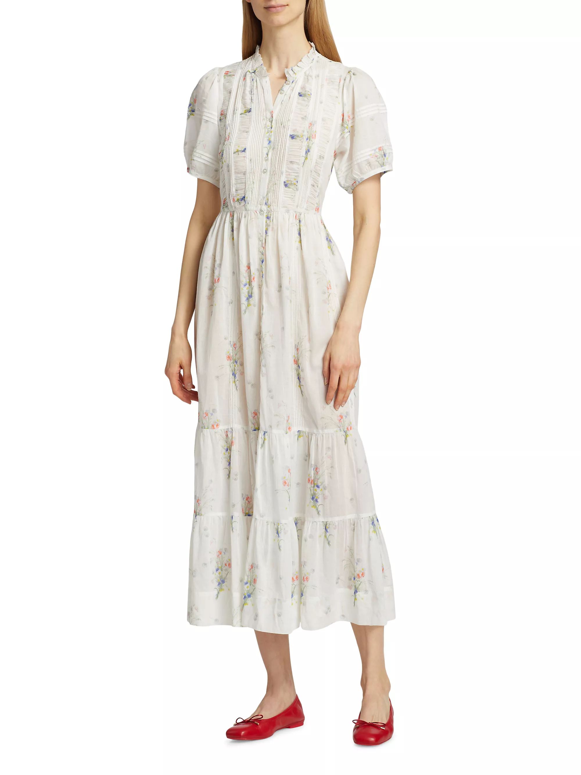 Haleigh Floral Cotton Maxi Dress | Saks Fifth Avenue