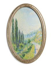 30x20 Oval Botanical Pathway Hanging Wall Art | TJ Maxx