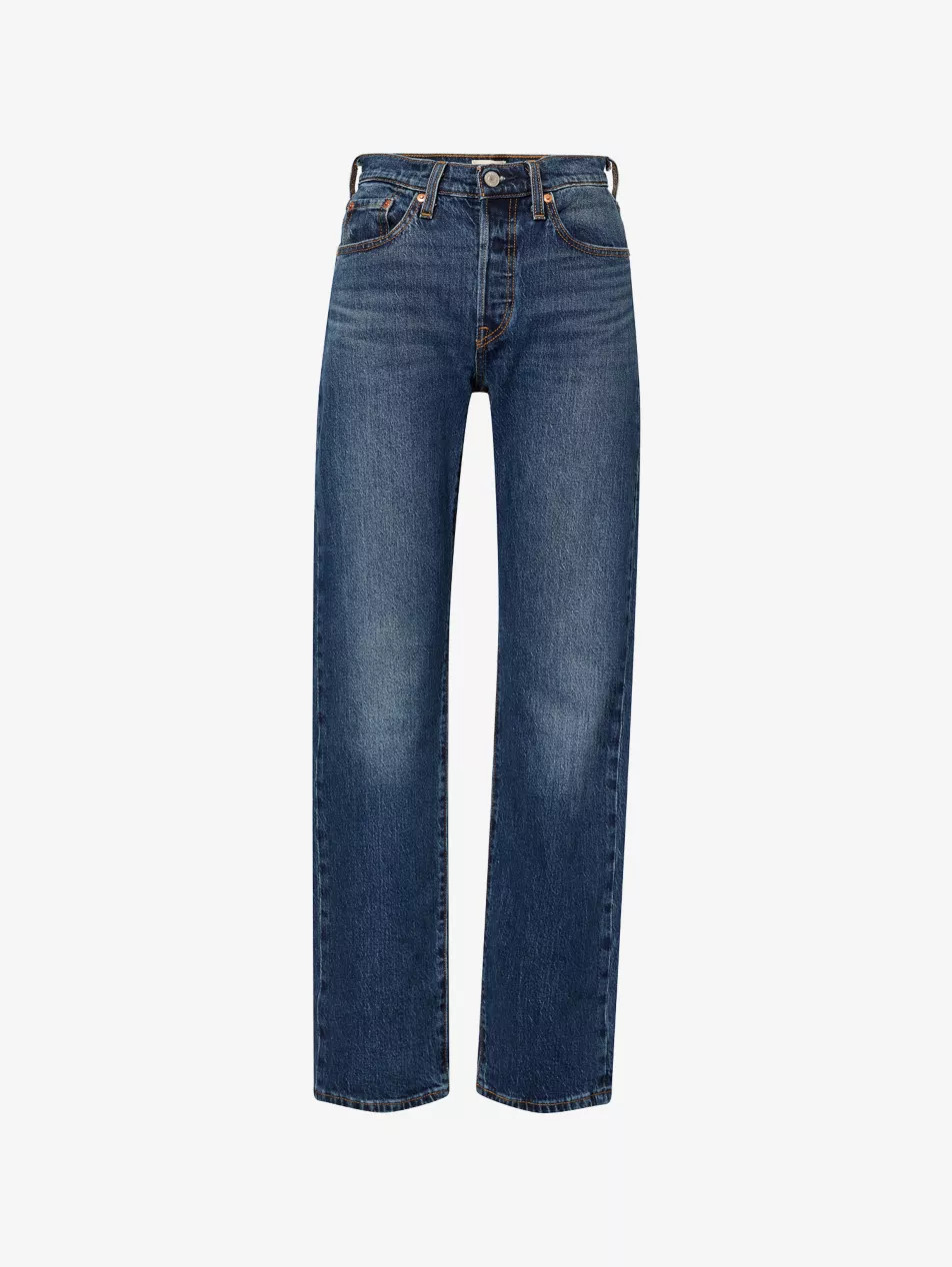 501 Curve Straight-Leg Stretch-Denim Jeans | Selfridges