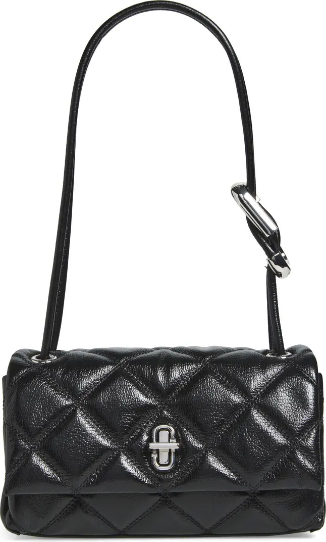 The Mini Dual Chain Diamond Quilted Leather Shoulder Bag | Nordstrom