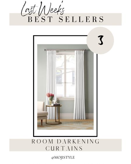 These room darkening curtains are one of this week’s best sellers! They’re from Wayfair and on sale now.

#LTKhome #LTKSeasonal #LTKsalealert