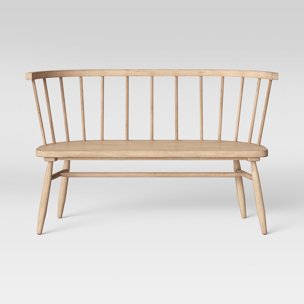 Windsor Bench Light Brown - Threshold | Target