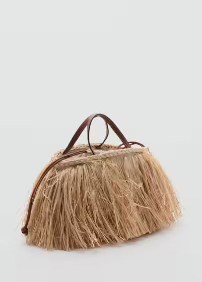 Fringed handbag -  Women | Mango USA | MANGO (US)