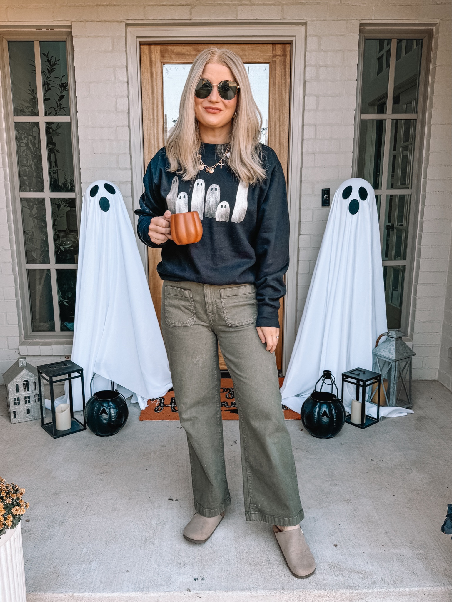 Today’s outfit for a Monday meeting! Sweatshirt is available on studiorains.com 

#LTKStyleTip #LTKSeasonal #LTKHalloween