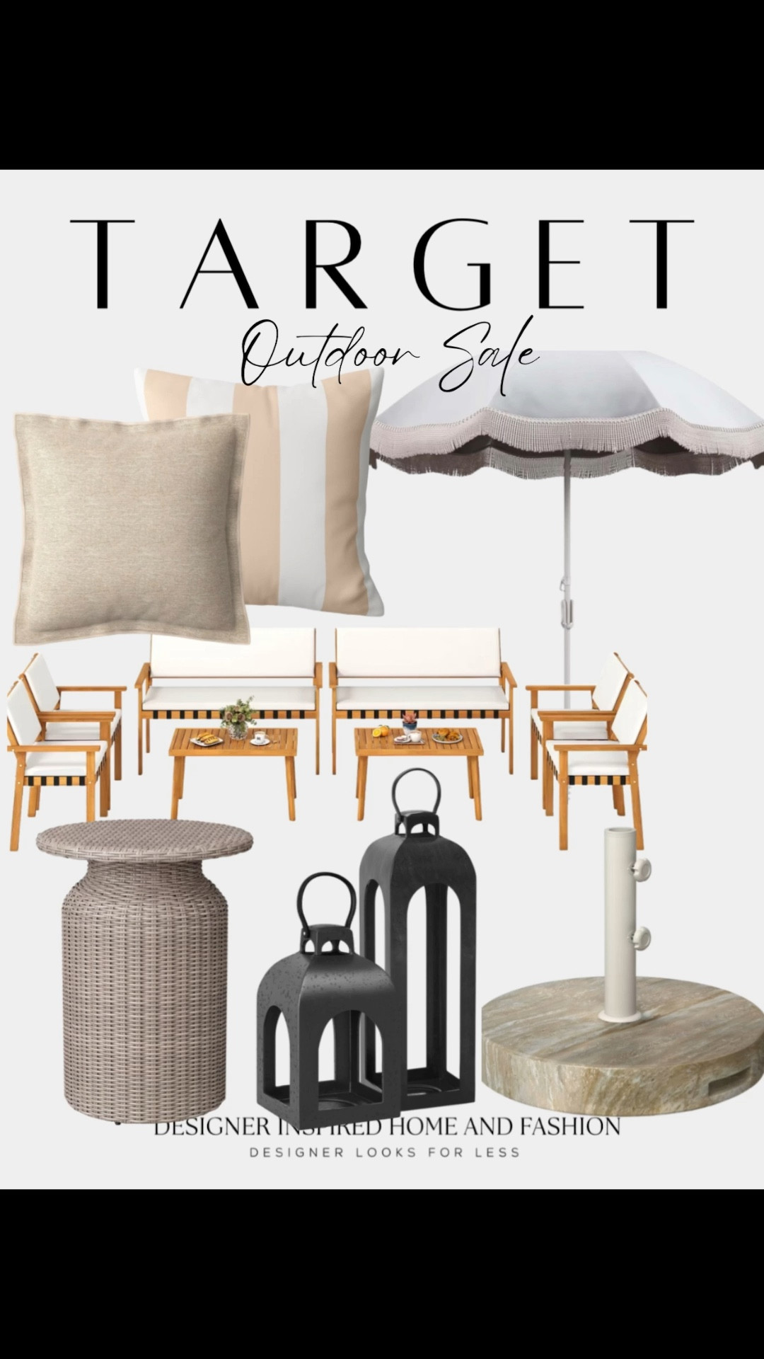 Target is having an outdoor sale! I’ve see. Items as high as 76% off! These are as great deals! 

#LTKSeasonal #LTKHome