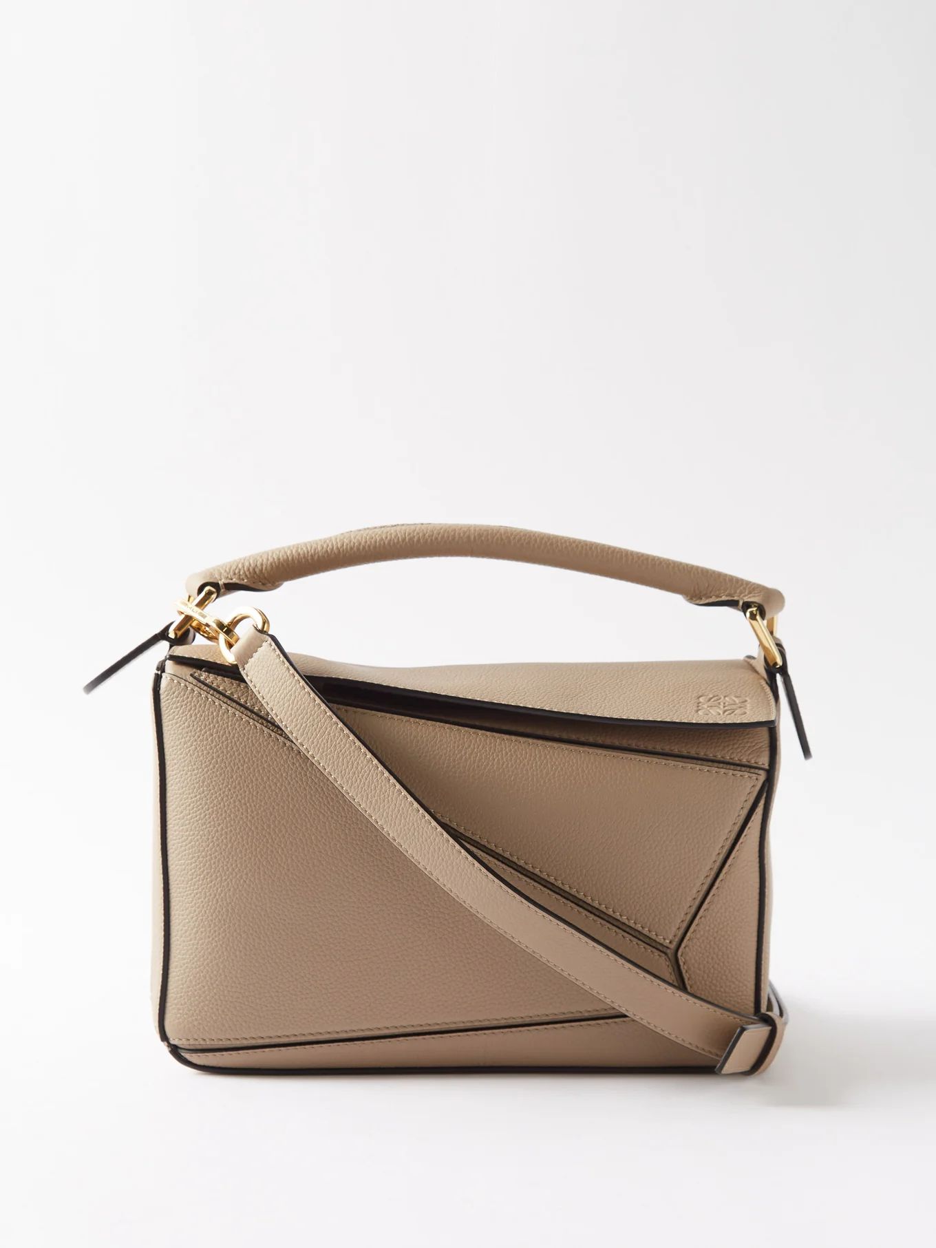 Puzzle small grained-leather cross-body bag | Matches (UK)