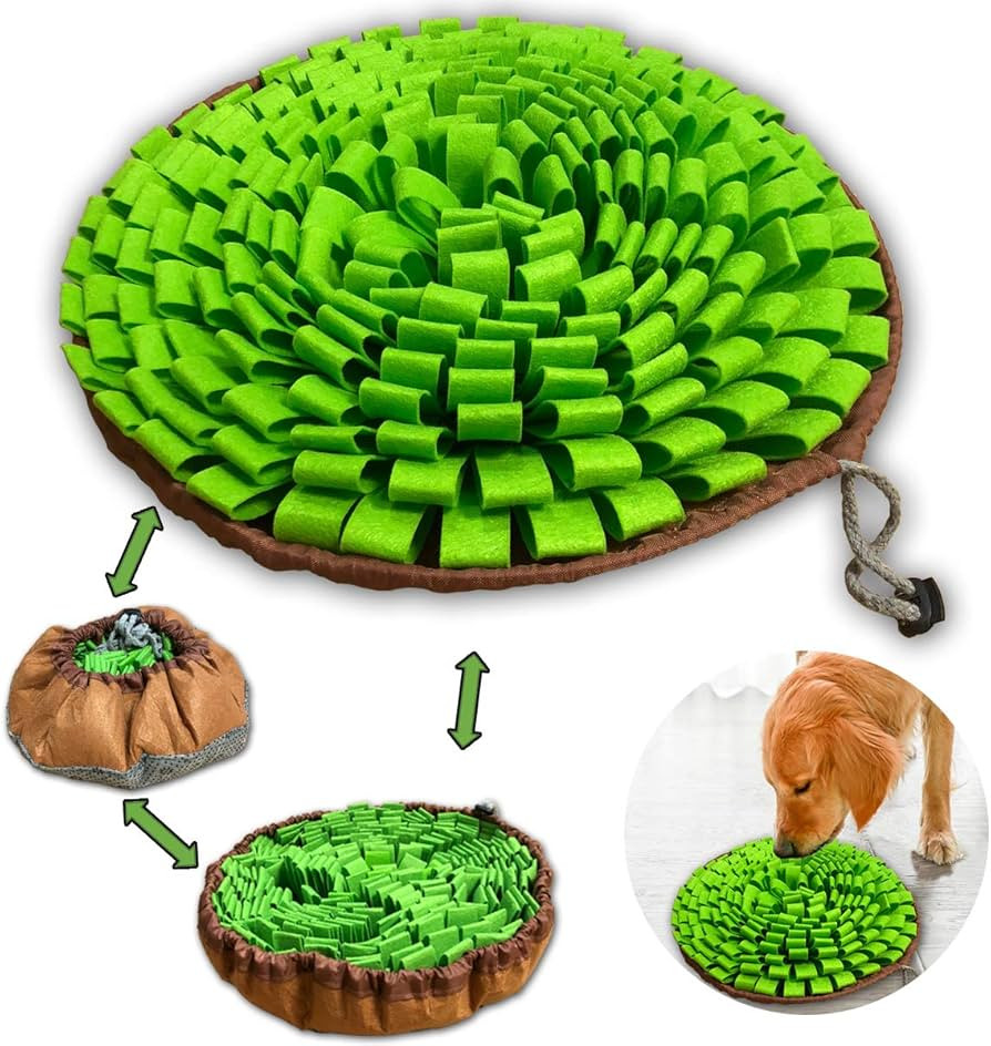 Pet Snuffle Mat for Dogs,Interactive Feed Puzzle for Boredom,Encourages Natural Foraging Skills f... | Amazon (US)