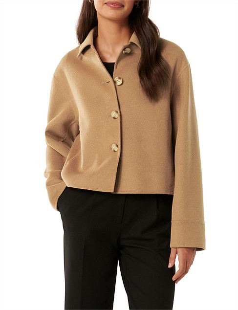 Forever New Brooklyn Felled Jacket | David Jones | David Jones (Australia & New Zealand)