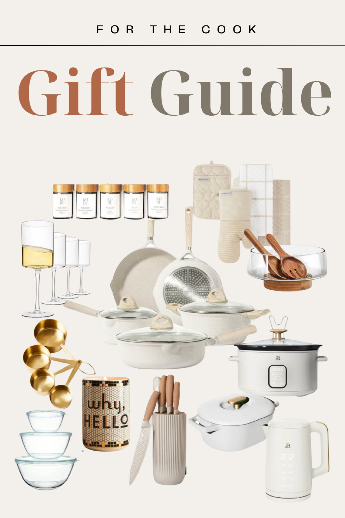 Gift Guide — for the cook✨ 

#giftideas #giftideasforthecook #giftideasforthekitchen #kitchen #kitchenappliances #kitchenutensils #kitchenmusthaves #giftideasformom #giftideasforher #giftguide #walmarthome #walmartfinds #walmartsale #walmartdeals #amazonhome #amazondeals #amazonkitchen #anthropologie #candles #cookware #cookwareset #wineglasses #giftideasunder100 #giftideasunder50 #dailydeals #ltkfindsunder100 #blackfriday #blackfridaysale #giftsforeveryone 

#LTKCyberWeek 

#LTKGiftGuide #LTKSaleAlert #LTKHome