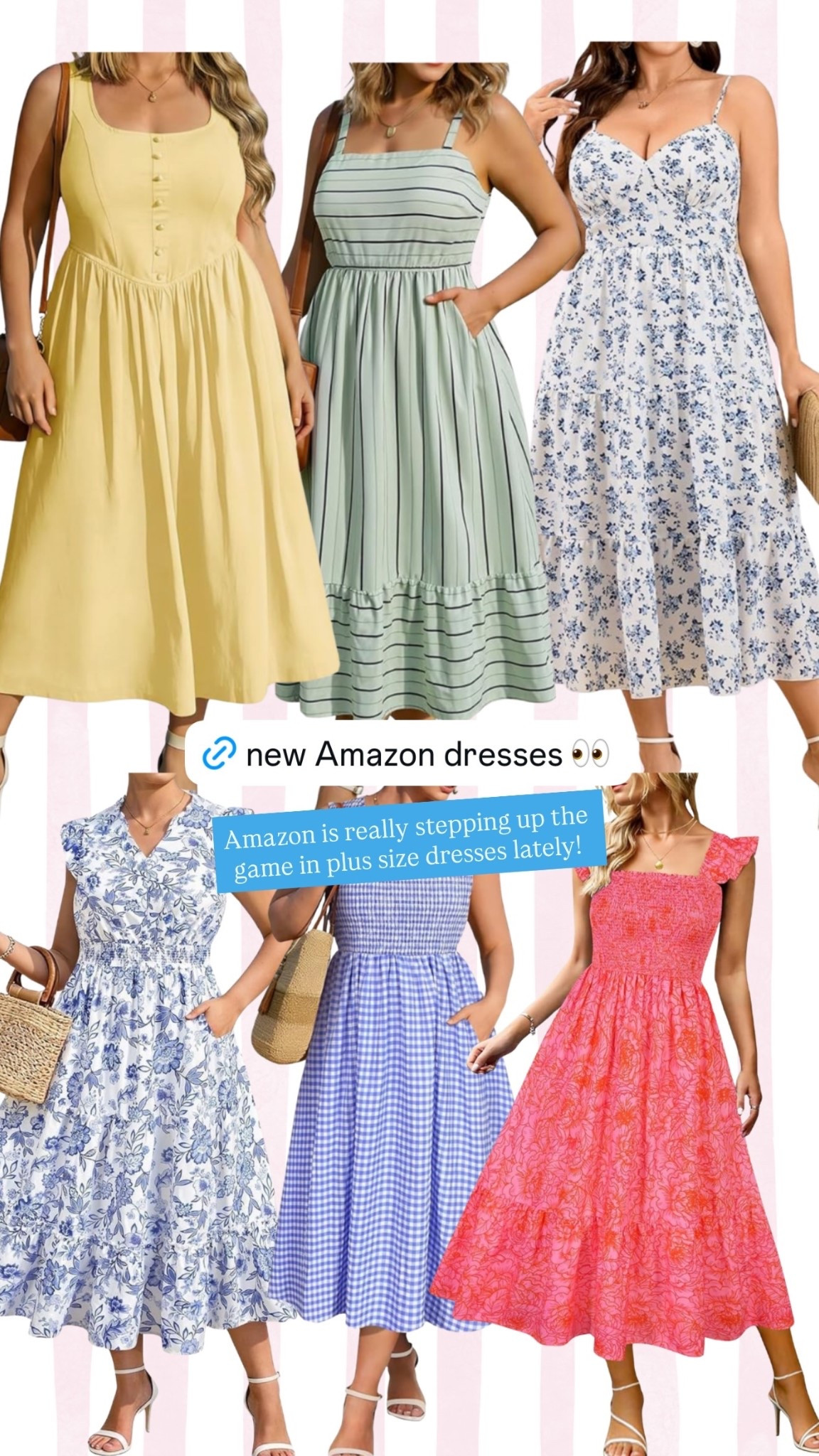 Amazon is really stepping up the game in plus size dresses lately!

spring, summer, vacation, dress, plus size fashion, amazon 

 #LTKootd #LTKSeasonal #LTKPlusSize