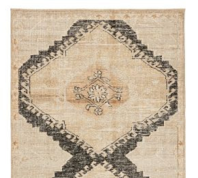 Custom Demitria Hand-Knotted Wool Rug | Pottery Barn CA