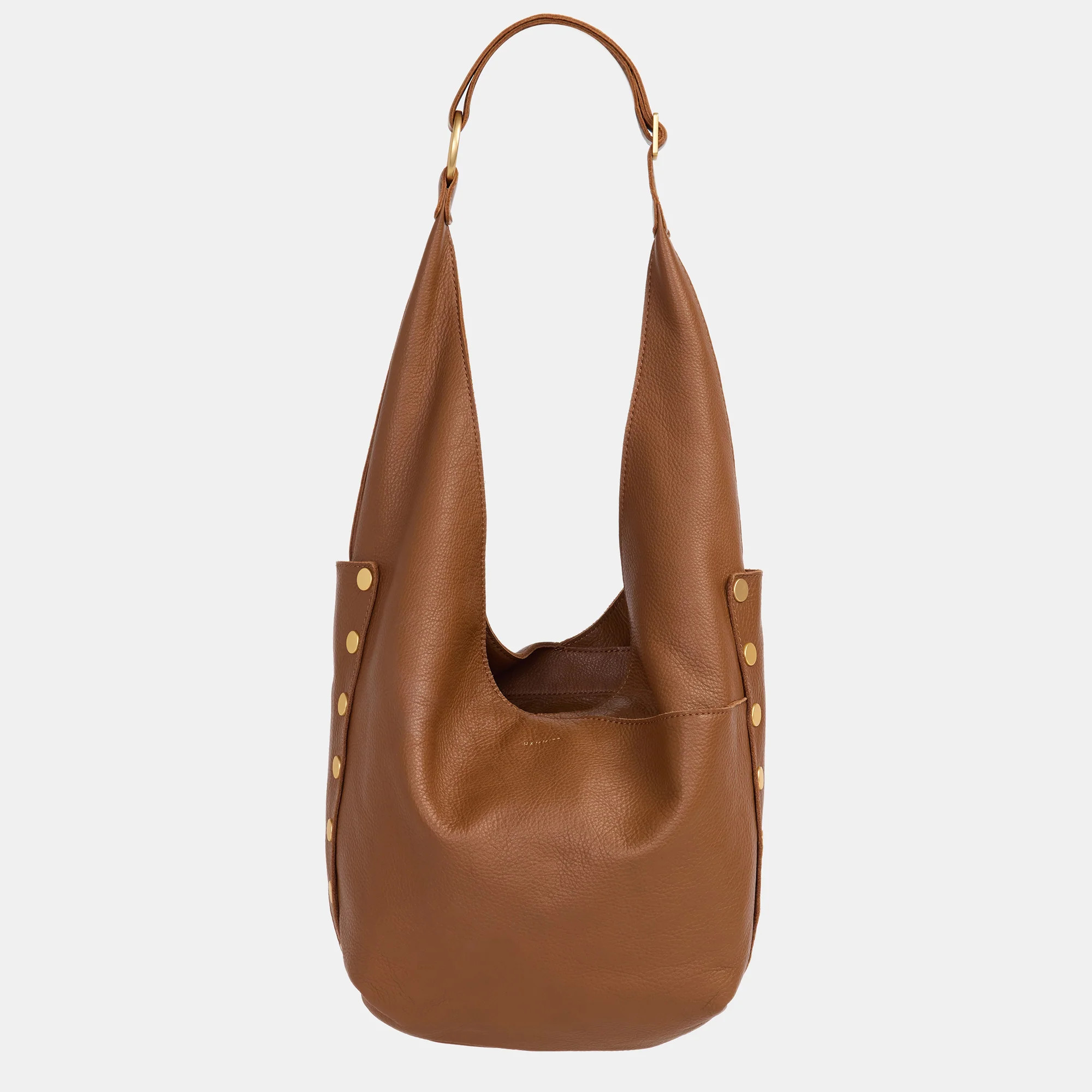 Tom Zip | Mahogany Pebble/Brushed Gold Red Zip 840220515218 | Hammitt (US)