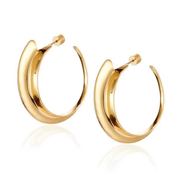 Vantage Hoops - Large- Gold | Jenny Bird (US)