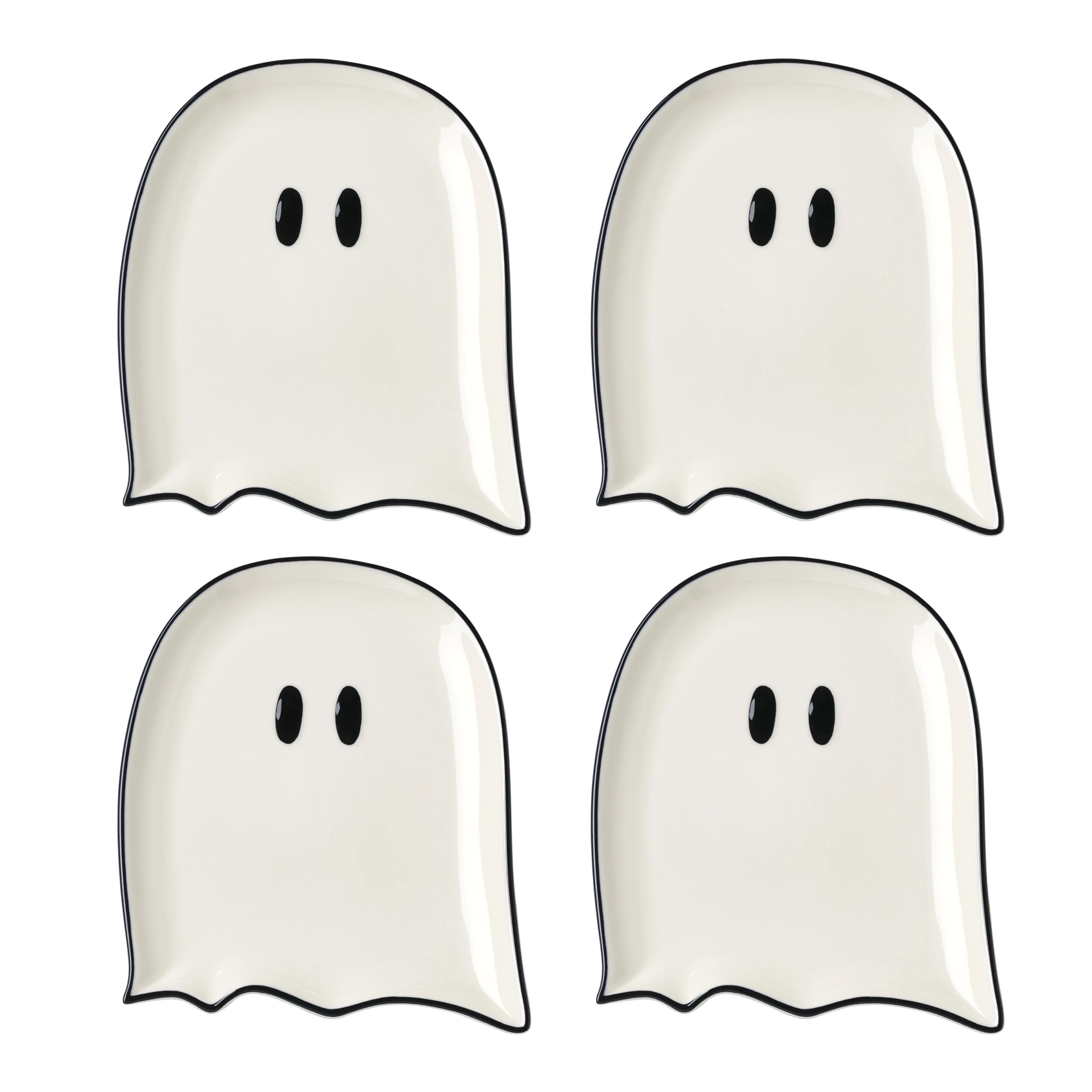 Lenox Ghost Accent Plates, Set Of 4, Service For 4 | Wayfair North America