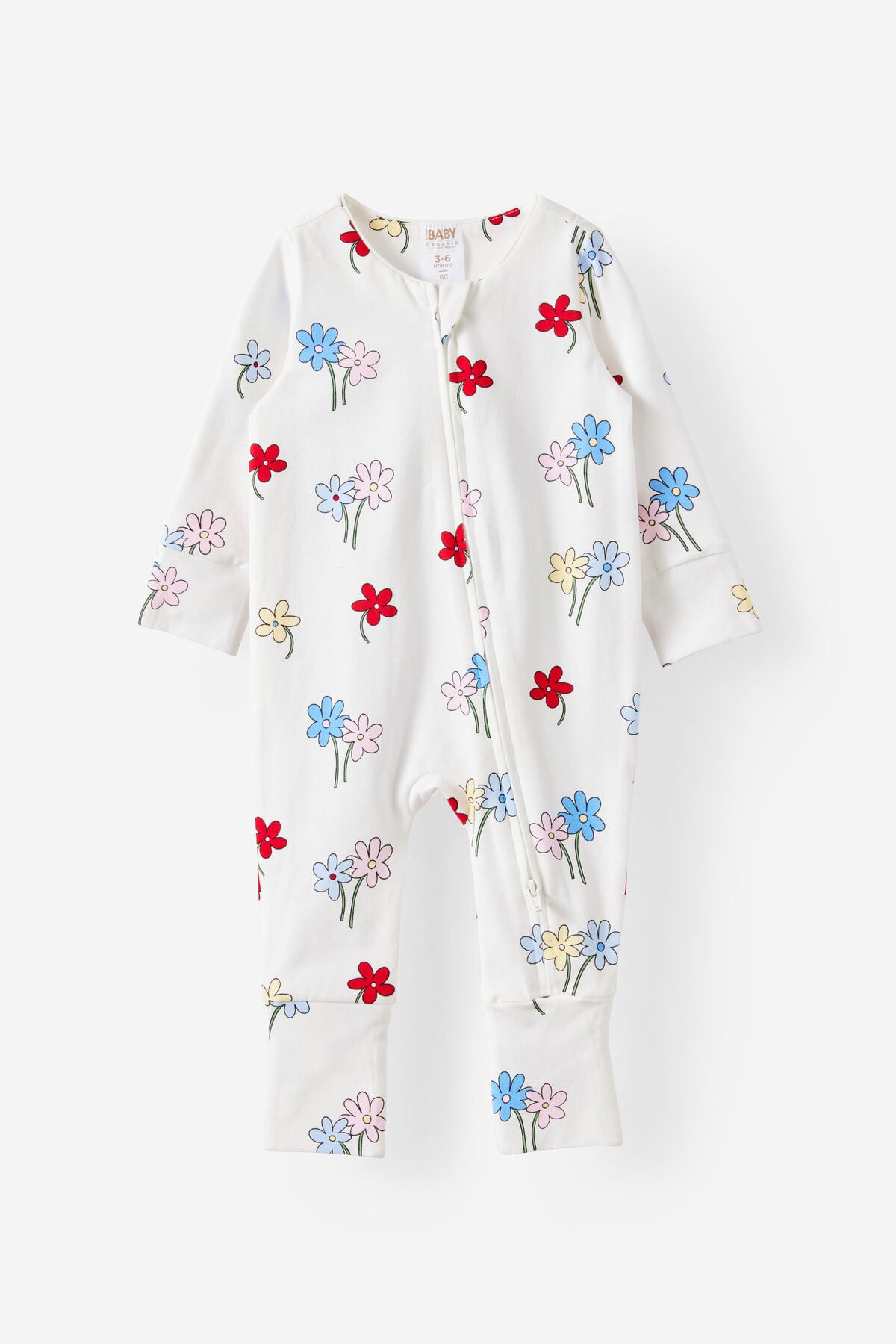 Growie Long Sleeve Zip Romper | Cotton On (ANZ)