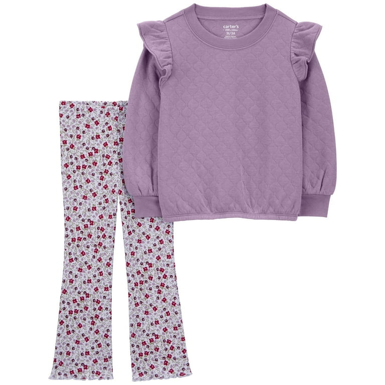Carter's Child of Mine Toddler Girl Outfit Set, 2-Piece, Sizes 12M-5T | Walmart (US)