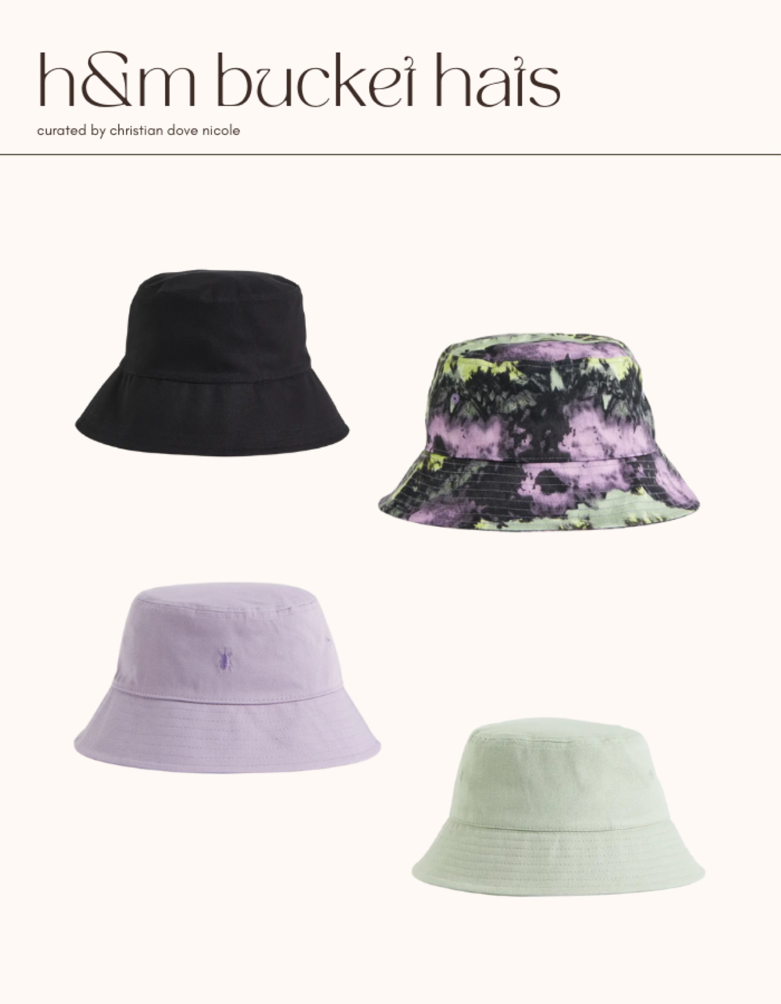 must have bucket hats from
h&m 😌😌 #streetwear #outfitinspo #hm

#LTKFind #LTKunder50 #LTKstyletip