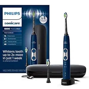 PHILIPS Sonicare ProtectiveClean 6500 Rechargeable Electric Power Toothbrush with Charging Travel... | Amazon (US)