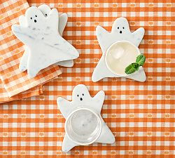 Figural Ghost Marble Coasters - Set of 4 | Pottery Barn (US)