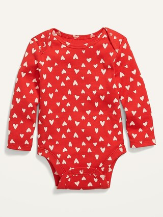 Unisex Long-Sleeve Printed Bodysuit for Baby | Old Navy (US)