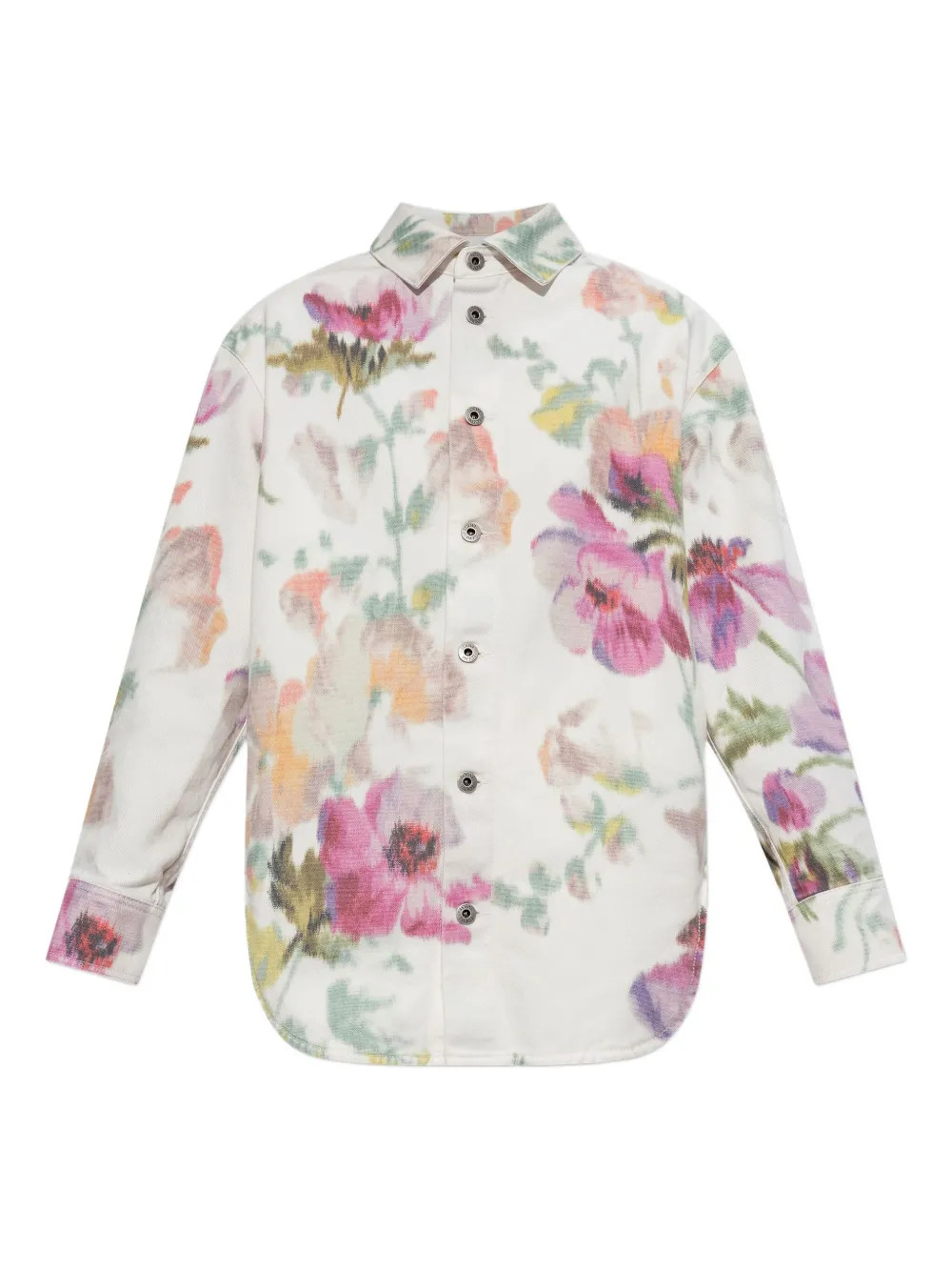 LOEWE floral-print Shirt | White | FARFETCH | Farfetch Global
