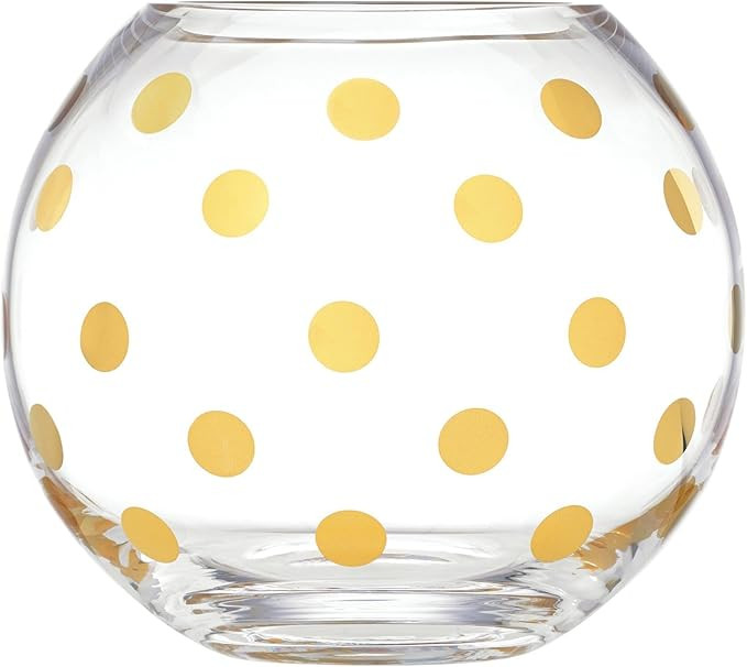 Kate Spade Pearl Place Rose Bowl, 3.75 LB, Clear | Amazon (US)