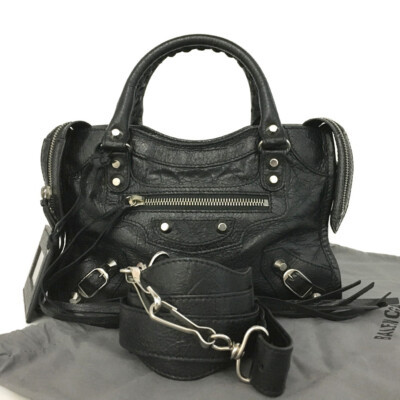 BALENCIAGA Classic City Mini Leather 2WAY Hand Bag Black/2AF1570  | eBay | eBay US