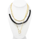 Black + Gold Necklace Stack | Allie + Bess