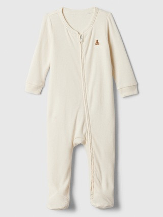 Baby Ribbed Two-Way Zip One-Piece | Gap Factory