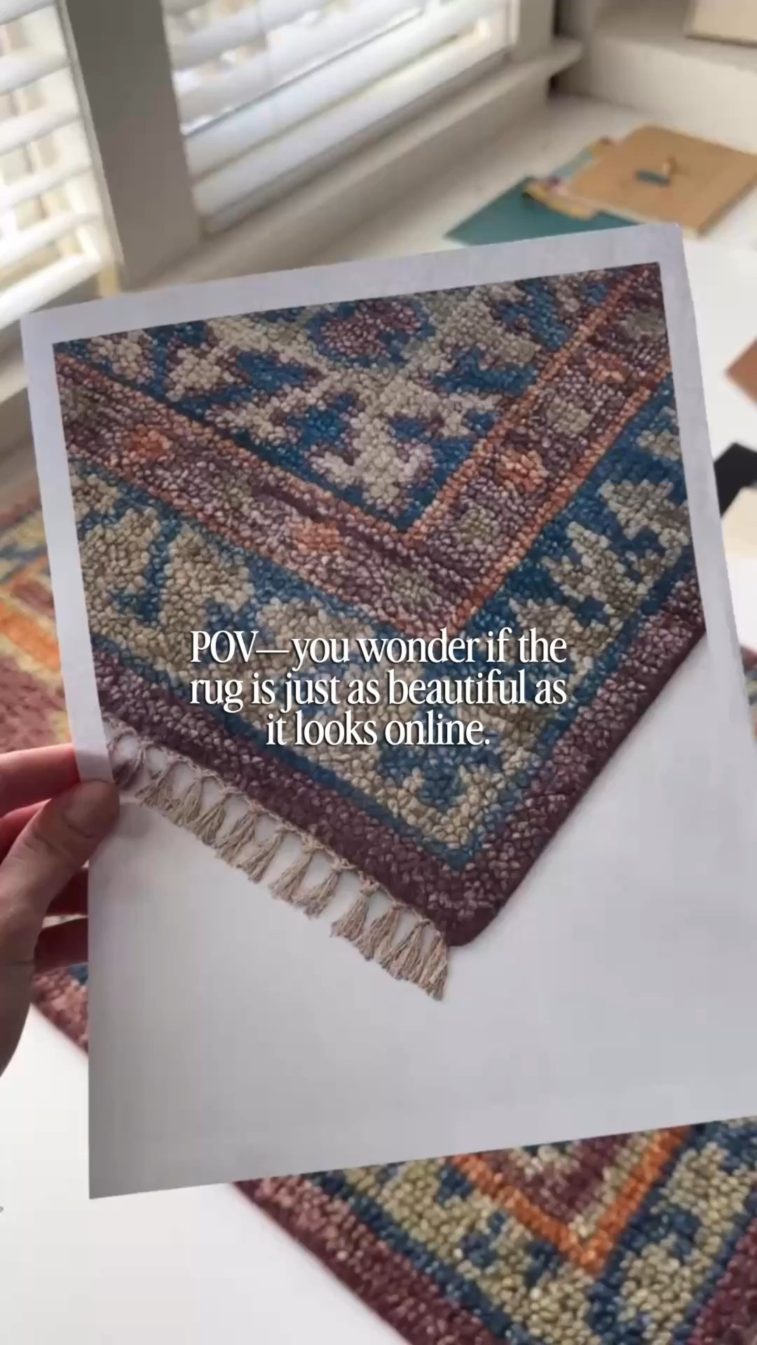 Turns out it is! This hand-knotted wool rug from @luluandgeorgia is stunning. We actually used in our Palm Springs project but I could see this being a beautiful rug for a space that is color drenched in blue! PS—it’s currently on sale! 🙌🏻

#LTKHome #LTKSaleAlert