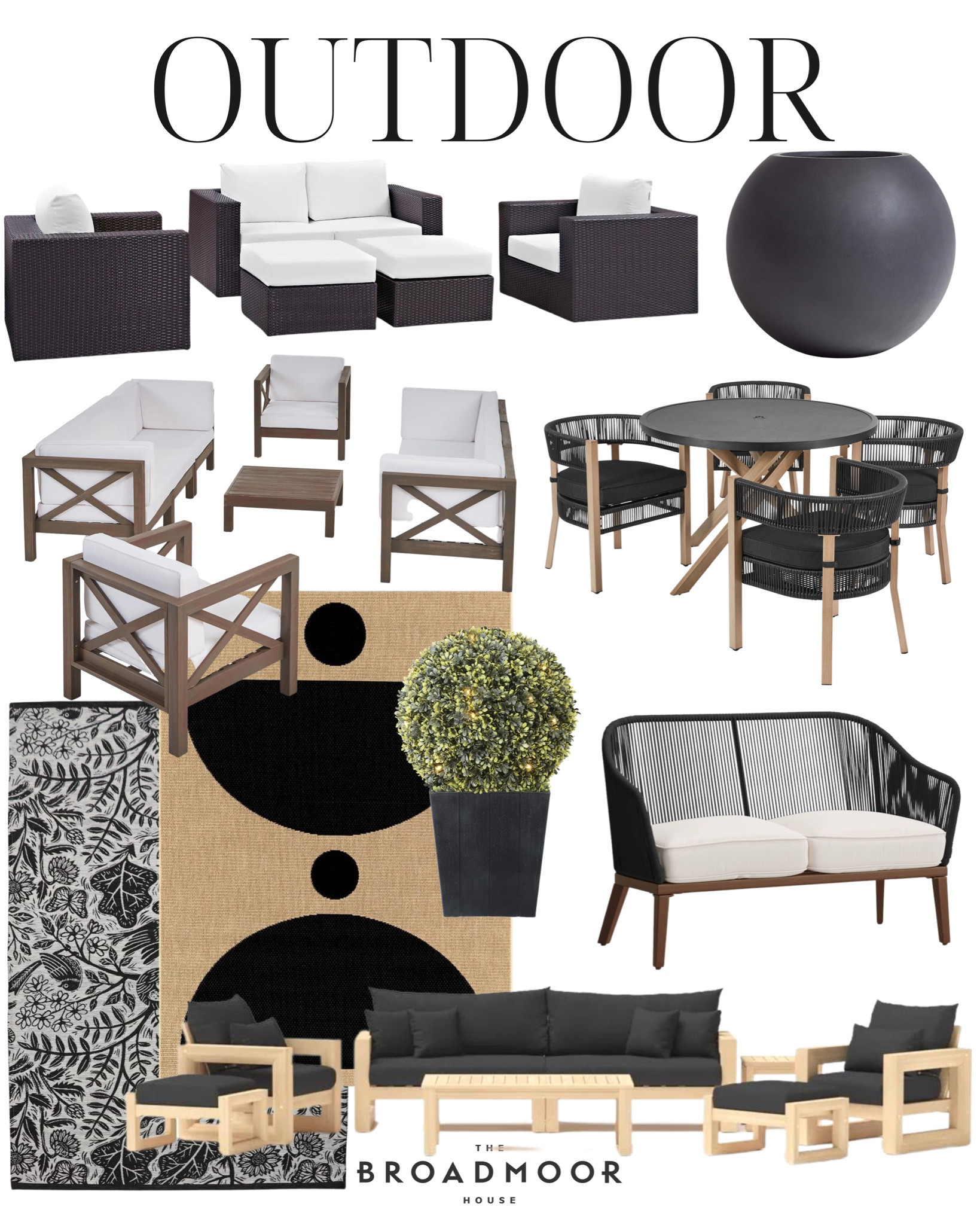 Outdoor furniture, outdoor dining set, patio dining set, patio furniture set, planter, outdoor planter, outdoor couch, outdoor furniture set, out rug

#LTKstyletip #LTKhome #LTKSeasonal