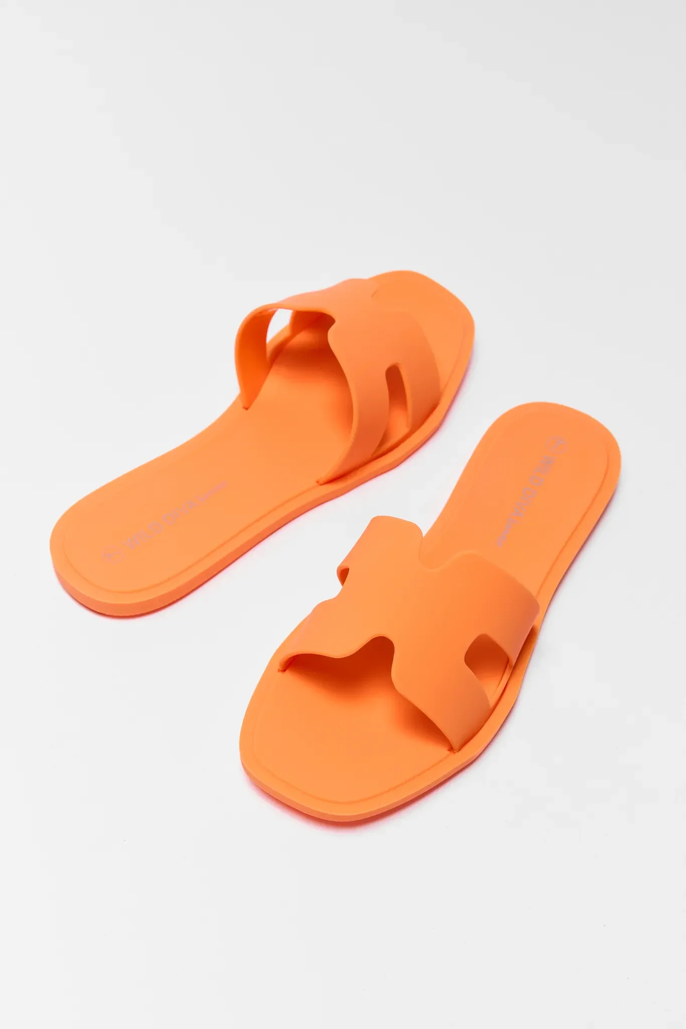 Jaclyn Orange Jelly Sandals | Avara