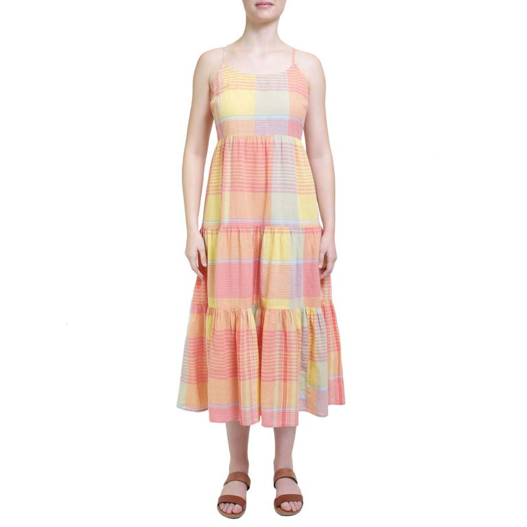 Beach Lunch Lounge Womens Adjustable strap tier dress - Walmart.com | Walmart (US)