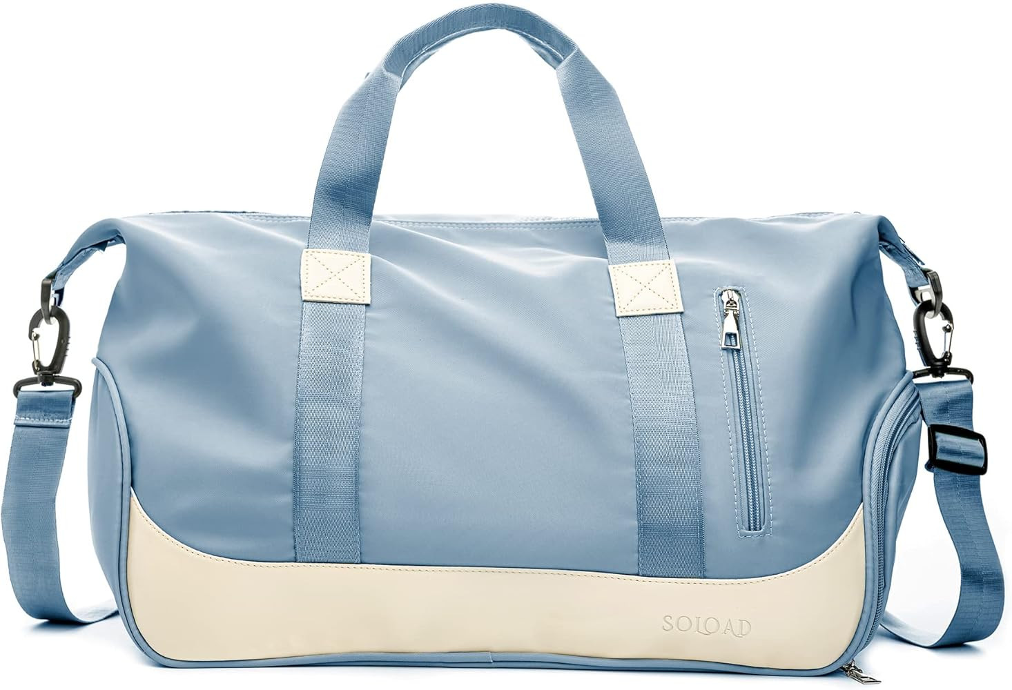 SOLOAD Sports Gym Bag for Women and Men Weekender Carry On Workout Duffel Bag Overnight Shoulder ... | Amazon (US)