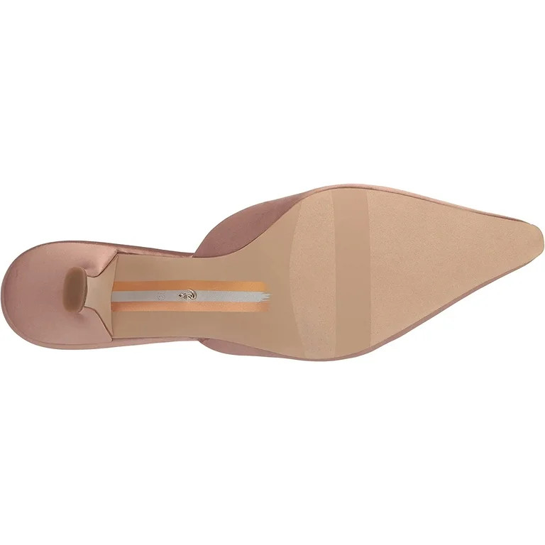 Sam Edelman Women's Brit Jewel Praline Satin Kitten Heel, 8M | Walmart (US)